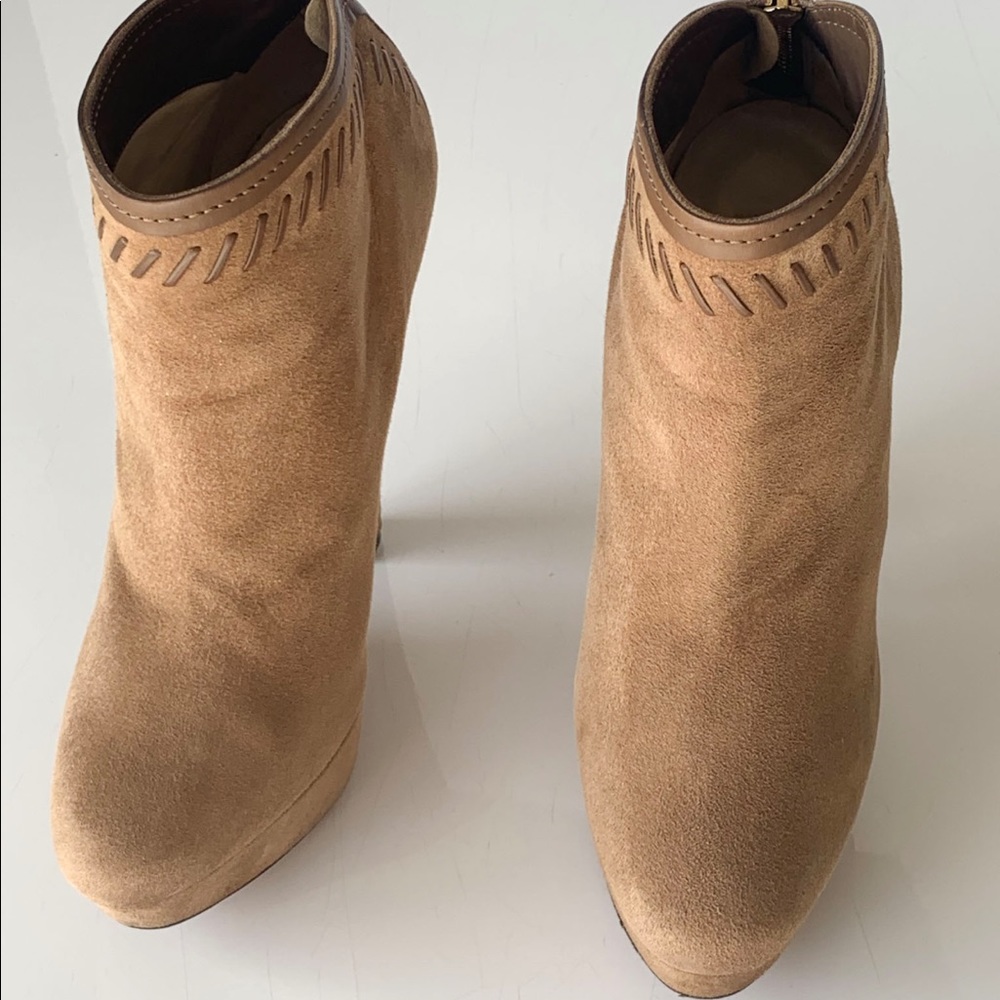 Jimmy Choo, Evans Suede Ankle Boots/Booties - Picture 3 of 11
